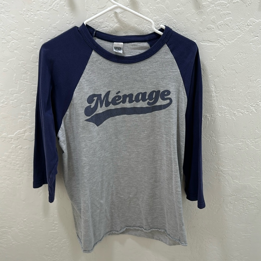 Vintage Vantage Ménage Basball Tee (XL)